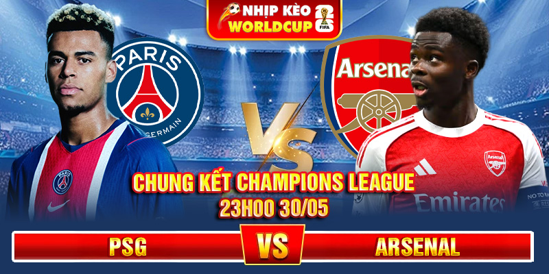 Soi Kèo PSG Vs Arsenal 23h00 30/05 – Chung Kết Champions League